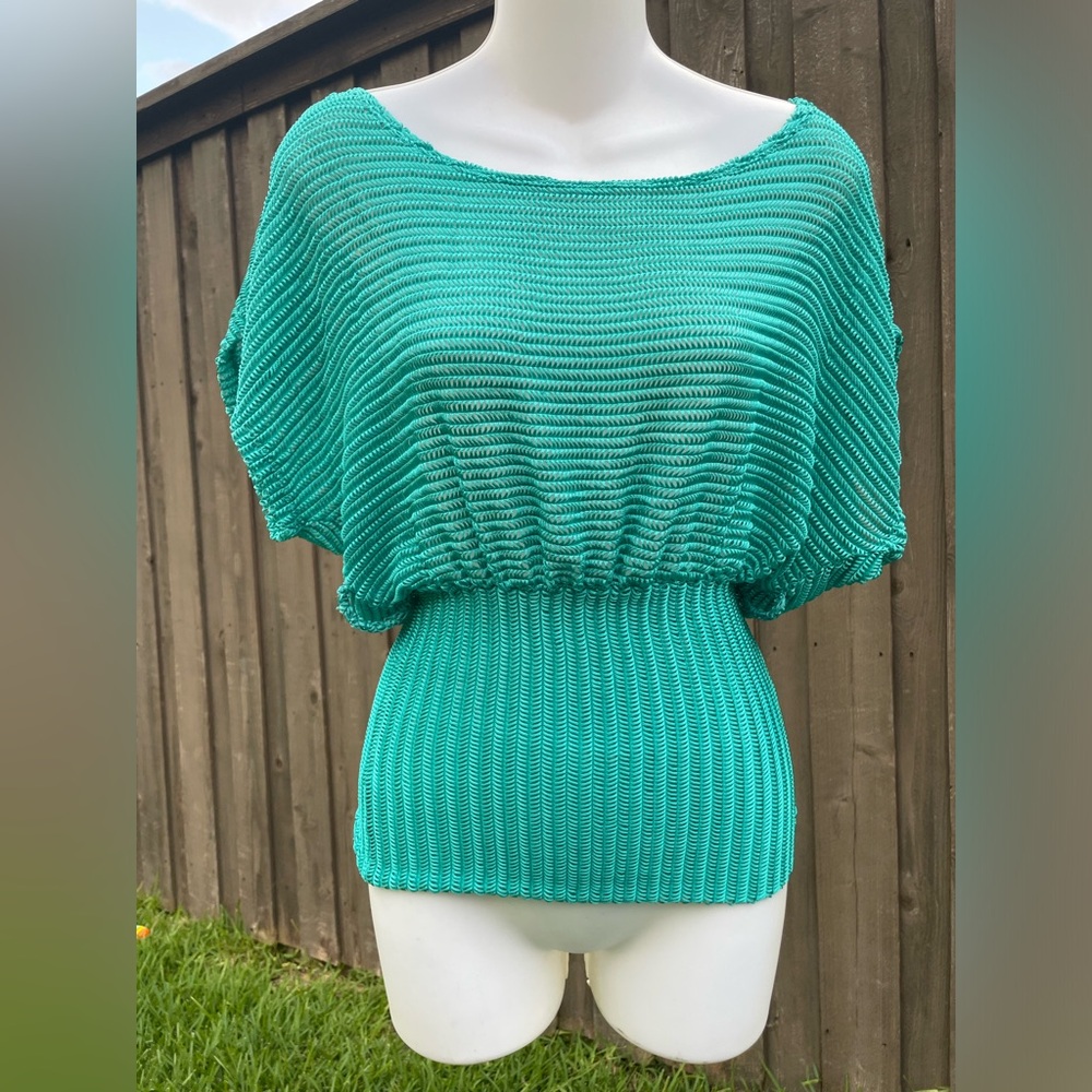 Beautiful blue summer blouse